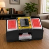 Lean Toys Automatinis kortų maišytuvas 2 kaladėms, 20,5 × 9 × 10 cm
