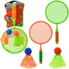 Lean Toys Badmintono rinkinys su 2 raketėmis ir 2 kamuoliukais, 48 cm