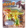 Lean Toys Dinozaurų formos muilo burbulų aparatas vaikams, 26x21x5 cm