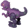 Lean Toys „Dinosaur Stygimoloch“ rinkinys su „pasidaryk pats“ kiaušinių atsuktuvu Violetinė