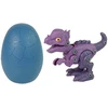 Lean Toys „Dinosaur Stygimoloch“ rinkinys su „pasidaryk pats“ kiaušinių atsuktuvu Violetinė