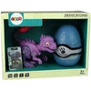 Lean Toys „Dinosaur Stygimoloch“ rinkinys su „pasidaryk pats“ kiaušinių atsuktuvu Violetinė