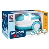 Lean Toys Dulkių siurblys mėlynas