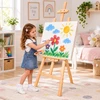 Lean Toys Medinis tapybos stovas, trikojis, 150 cm