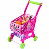 Lean Toys Pirkinių vežimėlis 52 cm rožinis 46 vnt.
