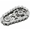 Lean Toys Fidget spinneris sidabrinis