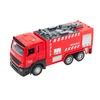 Lean Toys Gaisrinės Stotis Su Garažu ir Gaisrinės Automobiliu 1:32