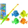 Lean Toys Gra Zręcznościowa Łowienie Rybek Meškerė 4 Ryby