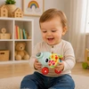 Lean Toys Drambliuko mašinėlė pilka