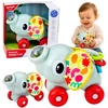 Lean Toys Drambliuko mašinėlė pilka