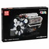 Lean Toys Klocki Konstrukcyjne Silnik V8 Model Mechaniczny Ruchome Tłoki 552 el.
