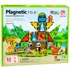 Lean Toys Magnetinės kaladėlės 52 vnt.