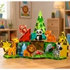 Lean Toys Magnetinės kaladėlės 27 vnt.