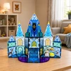 Lean Toys Magnetinis konstruktorius Ledo pilis, 47 dalių