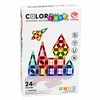 Lean Toys Magnetinės plokštelės spalvotos 24 vnt.