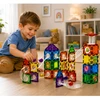 Lean Toys Magnetinis konstruktorius su rutuliukų trasa, 92 dalių