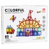 Lean Toys Magnetiniai blokeliai 85 vnt.