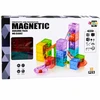 Lean Toys Magnetinis konstruktorius su kamuoliukų trasa, spalvotas, 28 dalių