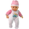 Lean Toys Lėlė kūdikis su rožine suknele