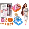 Besilaukianti lėlė su priedais Lean Toys