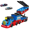 Lean Toys Lokomotyvas-transporteris 133 cm 2 vnt.