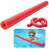 Lean Toys Putplasčio plaukimo lazdelė kūno atramai vandenyje, vaikams ir suaugusiems, 150 cm, raudona