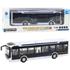 Lean Toys Metalinis miesto autobusas 1:42 su šviesomis ir garsais