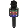 Lean Toys Belaidis mikrofonas su USB garsiakalbiu WS-858, juodas