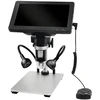 Lean Toys Skaitmeninis mikroskopas 1200x su 7 colių LCD ekranu