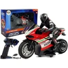 Lean Cars Nuotoliniu būdu valdomas sportinis motociklas 2.4G, raudonas