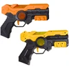 Lean Toys Lazerinių šautuvų rinkinys su infraraudonųjų spindulių taikiniais