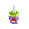 Lean Toys Žaislinė piramidė su žiedais Lea Toys Vienaragis, 29x14x14 cm