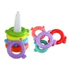 Lean Toys Žaislinė piramidė su žiedais Lea Toys Vienaragis, 29x14x14 cm