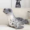 Lean Toys Pliušinis ruonis, pilkas, 37 cm