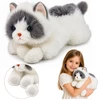 Lean Toys Persų katės pliušinis žaislas su sveriamomis letenėlėmis, 50 cm