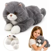 Lean Toys Pilkas persų katino pliušinis žaislas 50 cm