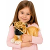 Lean Toys Pliušinis mopsas, 25 cm
