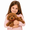 Lean Toys Pliušinis pudelio šuo su antkakliu, 30 cm