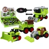 Žaislinė žemės ūkio transporto priemonė Lean Toys, žalia, 1 vnt