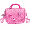 Lean Toys Vaikiškas grožio rinkinys lagaminėlyje 2-in-1, rožinis ir violetinis, 23,5 × 17 × 9,5 cm