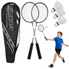 Lean Toys Badmintono rinkinys 2 raketės 3 plunksnelės