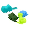 Lean Toys Dinozaurų Smėlio Žaislų Rinkinys su Piltuvu ir Formelėmis, 7 dalys