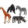 Lean Toys Afrikos gyvūnų figūrėlių rinkinys (4 vnt.)