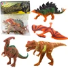 Lean Toys Dinozaurų figūrėlių rinkinys: T-Rex, Pteranodonas, Stegozauras, Parazaurolofosas