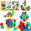 Lean Toys Magnetiniai edukaciniai blokai, 32 vnt.