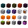 Lean Toys Magnetinės kaladėlės „Pixel Dark World“, 100 vnt.