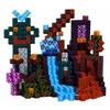 Lean Toys Magnetinės kaladėlės „Pixel Dark World“, 100 vnt.
