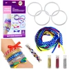 Lean Toys Rinkinys Kreatywny Do Robienia Bransoletek DIY Brokat Wstążki