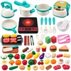 Lean Toys Vaikiškas virtuvės rinkinys su garsais, 90 dalių, 27,5 × 21 × 16 cm