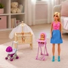Lean Toys Lėlių rinkinys su mama ir dvyniais, 30 cm